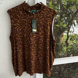 Ralph Lauren Leopard Top